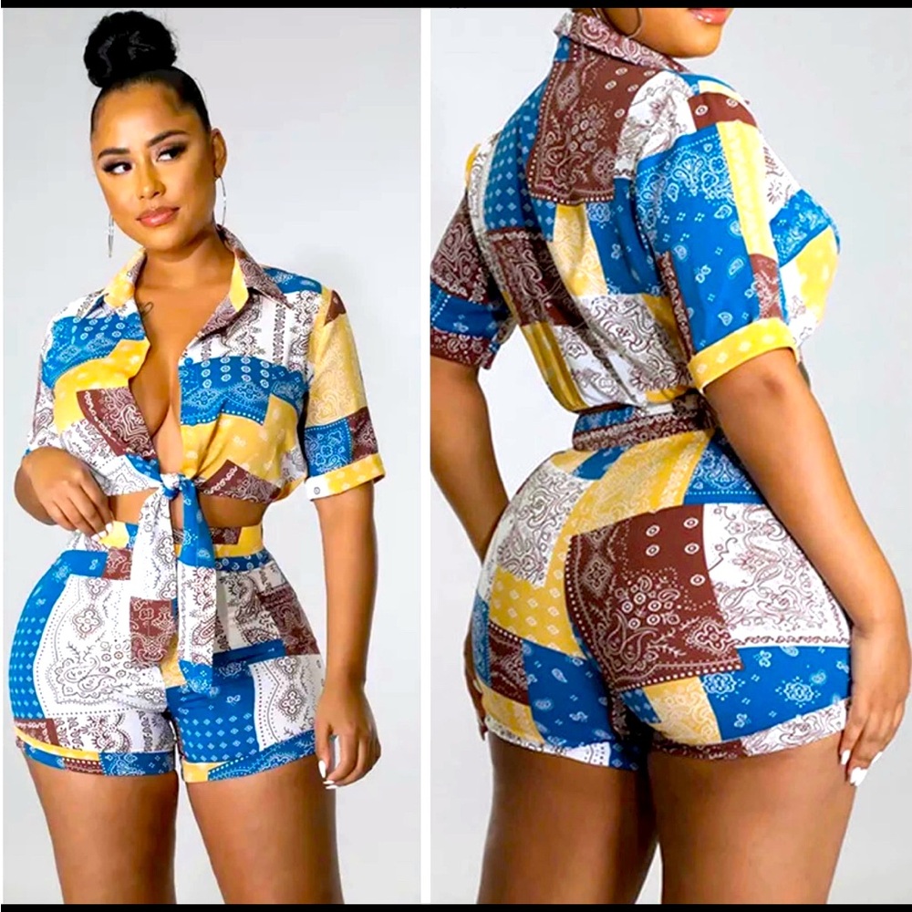 Bandana Short Set